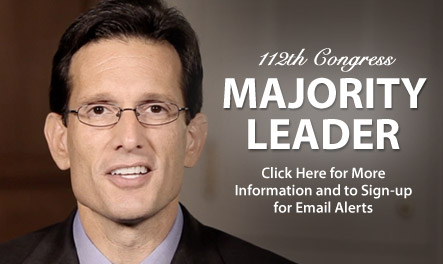 Eric Cantor Elected Majority Leader