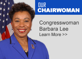 Our Chairwoman, Congresswoman Barbara Lee, Learn More