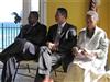 Secretary Babauta, Governor DeJongh, and Congresswoman Christensen at recent ceremony at Salt River.