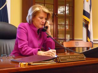Capito in New Office