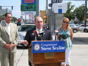 Congressman Scalise stresses the importance of opening the OCS in order to lower the price of gas for Americans at a news conference on Wednesday, July 2, 2008.