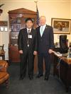 Congressman McKeon with Yeon Whan Yoon, 2008 Congressional Art Competition Winner.