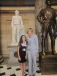 Caption: Rep. Sutton and Rachael Krise from North Ridgeville High School, the 2010 Congressional Art Competition winner for the 13th Congressional District of Oho