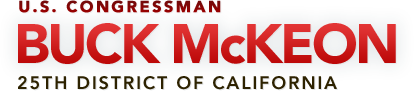 U.S. Buck McKeon 25th District of California