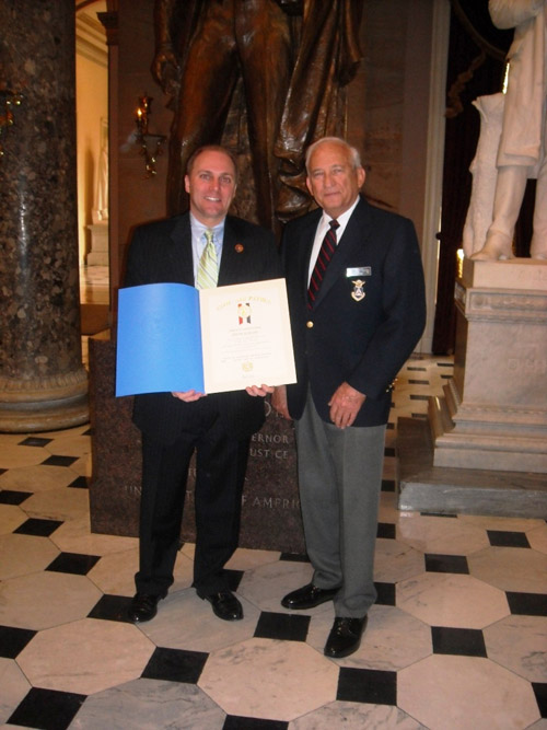 Congressman Scalise became an honorary Lt. Col. of the Civil Air Patrol Congressional Sqd.
