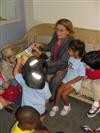 Ileana reads to children at United Way Center for Excellence in Early Education 
