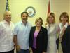 Congresswoman Ileana Ros-Lehtinen meets with members of the Builders Association of South Florida in her Miami office.
