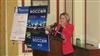 Congresswoman Ros-Lehtinen speaks at the CHCI Ready to Lead program's launch of "Financial Soccer" in Washington.