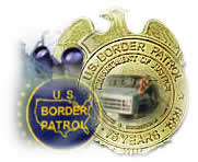 border patrol officer's badges