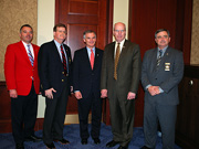 January 21, 2010:  Rep. Holden and Rep. Bob Latta (R-OH), held a press conference discussing H.R. 4466, the State and Local Law Enforcement Hatch Act of 2010. Members of the National Sheriffs' Association were present to support the bill.
