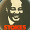 Louis Stokes campaign button, c. 1975