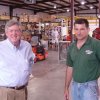 Congressman Berry tours Bad Boy Mowers in Batesville with Robert Foster. (April 14, 2006)