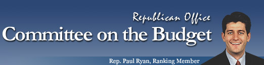 Republican Office, Committee on the Budget, Rep. Paul Ryan, Ranking Member