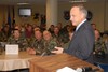 Rep. King with Iowa troops