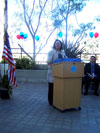 Congresswoman Laura Richardson speaks at the Grand Opening of the U.S. Census Bureau in Long Beach, CA.