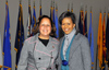 Congresswoman Laura Richardson joins First Lady Michelle Obama for the start of Womens History Month.  The First Lady spoke at the Women in Military Service for America Memorial Center at Arlington National Cemetery.