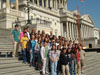 Sabish Middle School Students at U.S. Capitol.