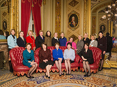 Senator Boxera and all the women Senators of the 111th Congress by Senator Boxer
