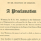 House Page Invitation Proclamation, 1936