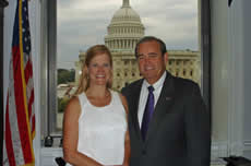 Kathleen Dwyer meets with Congressman Costello.