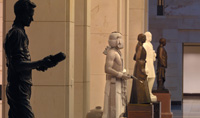 Statues in Emancipation Hall