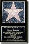 Diane Watson's honorary hollywood walk of fame award