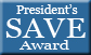 text graphic for the President's SAVE Award