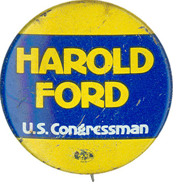 Harold Ford, Sr. Campaign Button, c. 1980