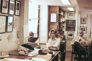 Tina Tate in the Radio-TV Gallery Offices