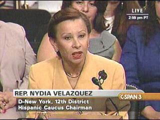Rep. Velazquez testifies at Sotomayor Confirmation Hearing