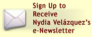 Sign Up to Receive Nydia Velzquez's Newsletter