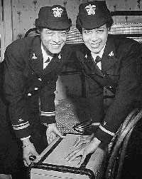 Lt. Harriet Ida Pickens and Ens. Frances Willis, the first two African-American Navy &ldquo;WAVES,&rdquo; or &ldquo;Women Accepted for Voluntary Emergency Service,&rdquo; posed for a picture during World War II. Thousands of women in this and other military auxiliary units filled a range of jobs from nurses and clerical workers to parachute riggers, machinists, and even ferry pilots.