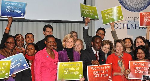 Speaker Pelosi in Copenhagen with other women leaders