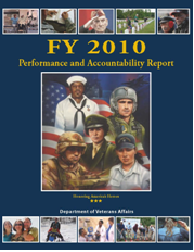 Cover of the Fiscal Year 2010 Performance and Accountability Report