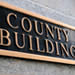 Photo of county building sign