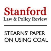 Stanford Law & Policy Review: Stearns' Paper on Using Coal