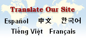 text of Translate our site