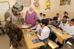 Iraqi, US Armies donate school supplies to underprivileged children