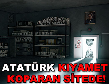 Atatürk kıyamet koparan sitede!