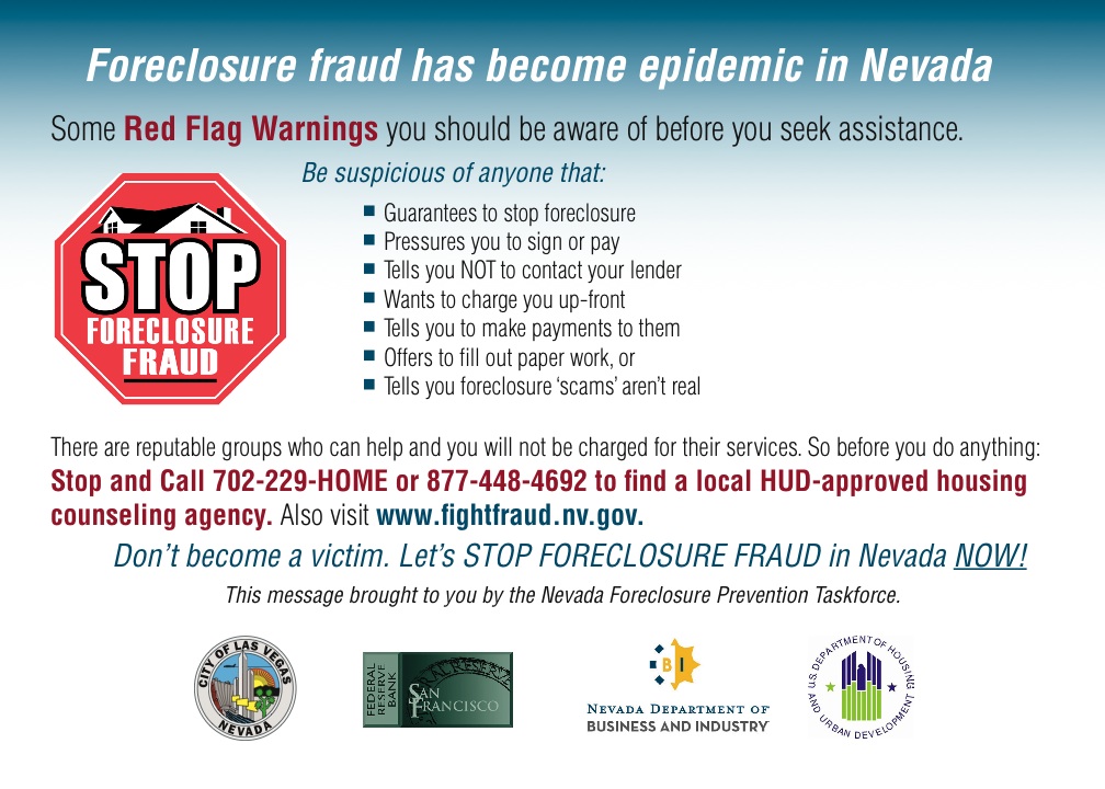 Fight Fraud - Nevada Foreclosure Taskforce