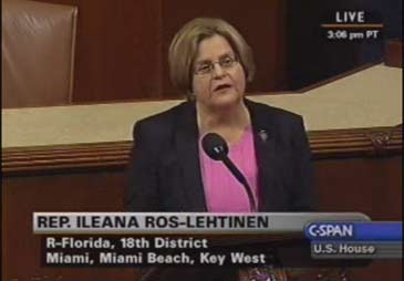 Ros-Lehtinen Special Address on Human Rights in Cuba
