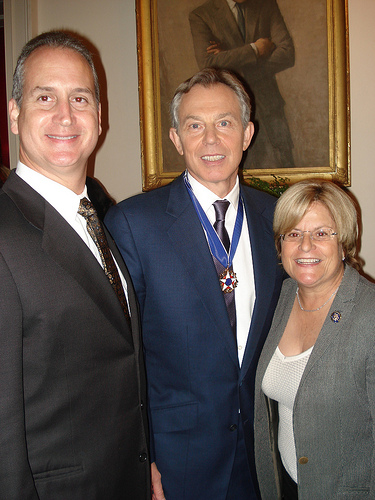 With Former British Prime Minister Tony Blair