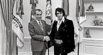 Richard Nixon and Elvis Presley