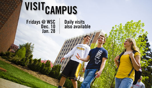Visit our Campus - Daily Visits, Just Juniors Day and Fridays @ WSC