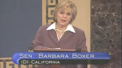 Senator Boxer on the Disclosure Act