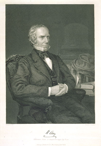 H[enry] ClayEngraving after Alonzo Chappel after daguerreotype by Marcus A. Root, 1873(U.S. Senate Collection)