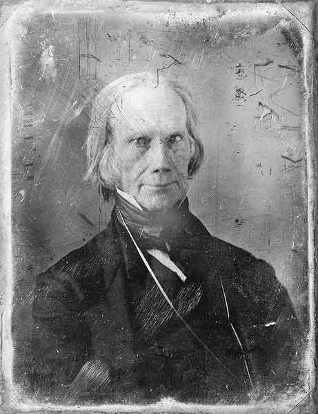 
            Henry ClayDaguerreotype by Mathew Brady, ca. 1850-52
            (Courtesy of the Library of Congress Prints and Photographs Division)
        