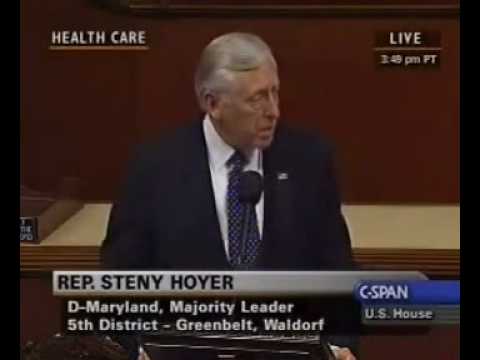Hoyer Opens Debate on Health Reform