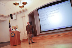 Rep. Honda answers questions from constituents  - August 2010 Cupertino Town Hall by congressman_honda