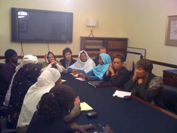 Meeting with Sudanese Women's Caucus
